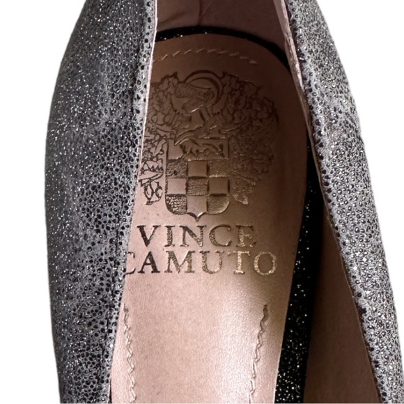 Vince Camuto Timmons Glitter Two Tone Peep Toe Stiletto Heels Size 7 - Picture 8 of 11